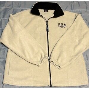 Vintage 2000s Team USA Olympics Jacket Fleece Size Large